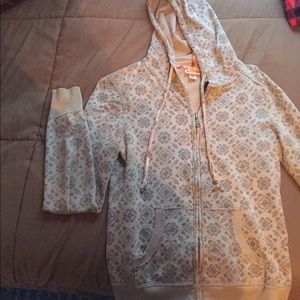 Worn Zip Up Sweatshirt